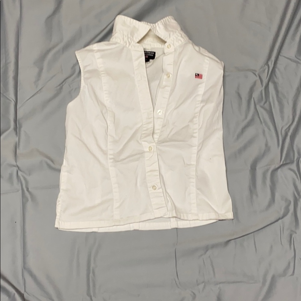White Polo Ralph Lauren sleeveless shirt